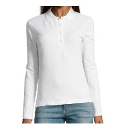 Polo ML Podium Blanc Femme